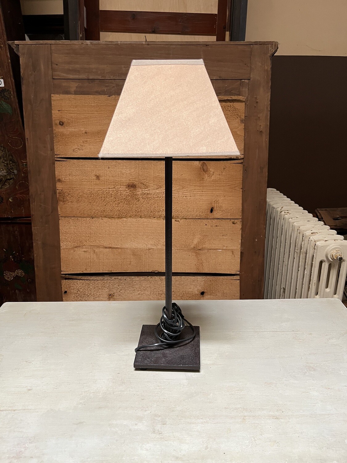 Lampe en métal noir - 40 cm