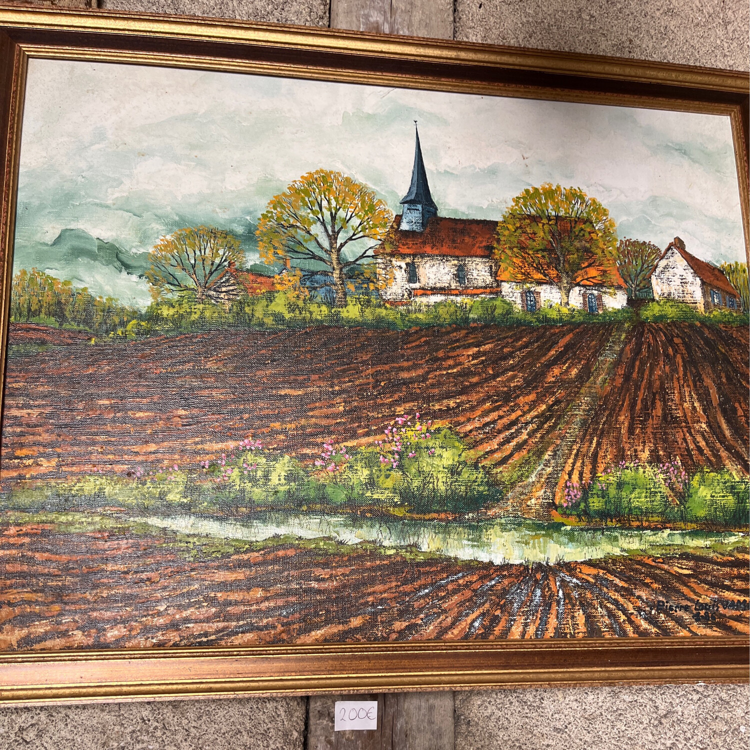 Huile sur toile d'après Pierre-Louis Jamet