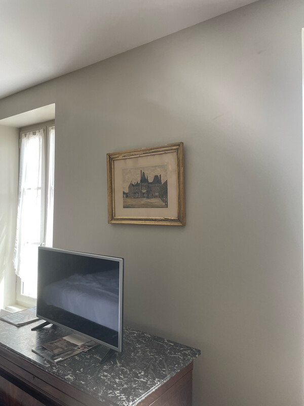Gravure d'un hotel de ville - 59 x 47 cm