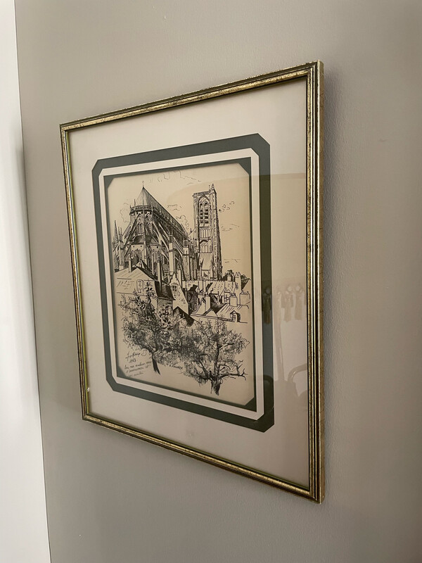 Gravure d'après J. Malvaux - 42,5 x 49 cm