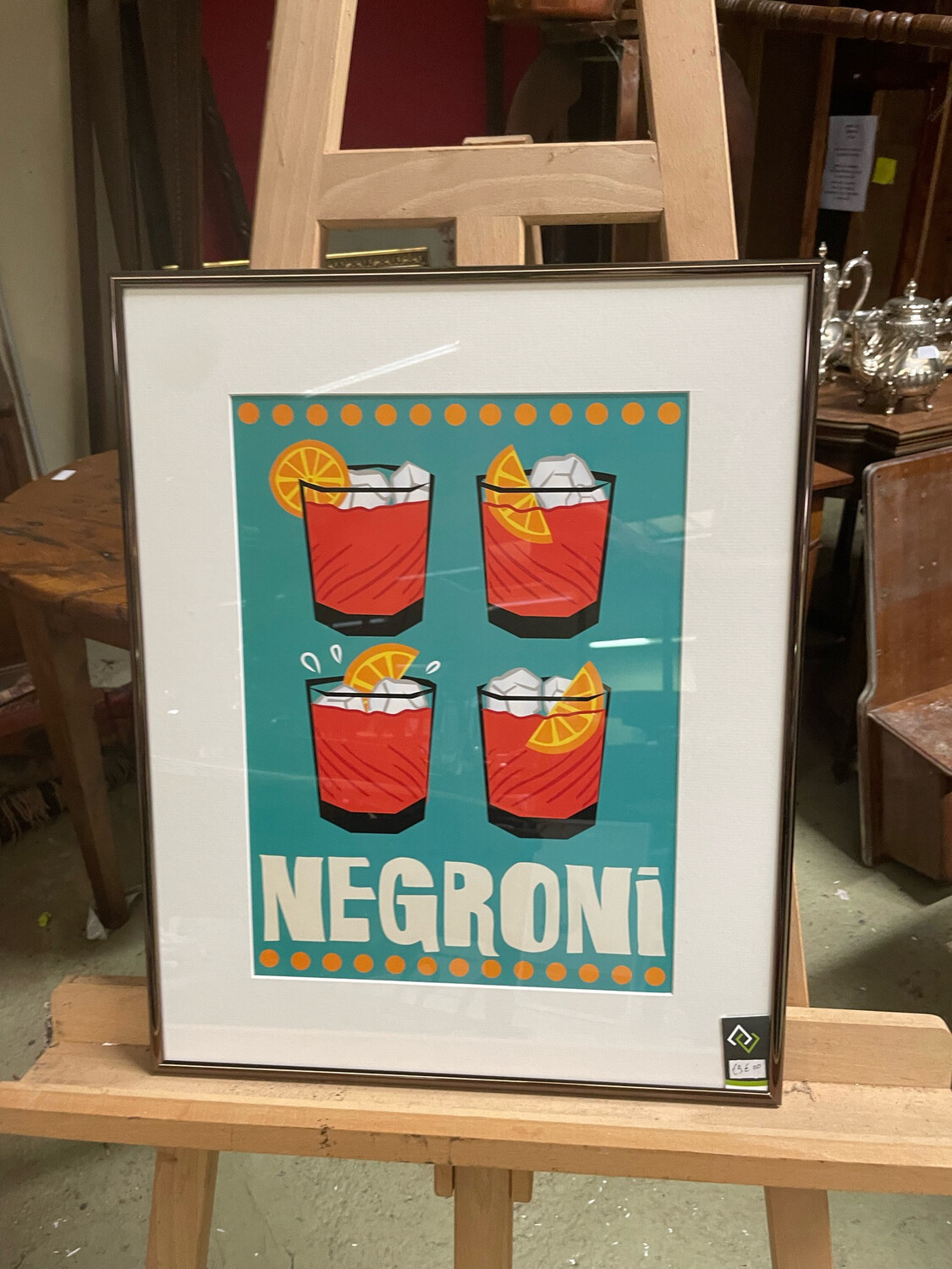 Affiche Negroni encadrée - 40 x 50 cm