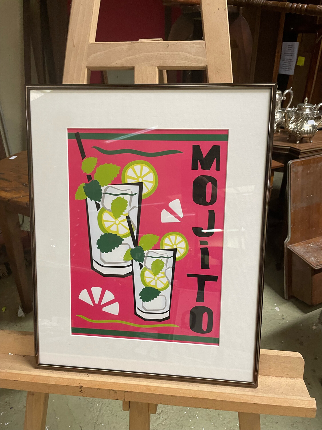 Affiche Mojito encadrée - 40 x 50 cm