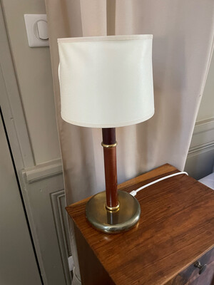 Lampe en bois - H 42 cm