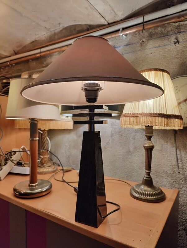 Magnifique lampe en albâtre 40 cm environ
