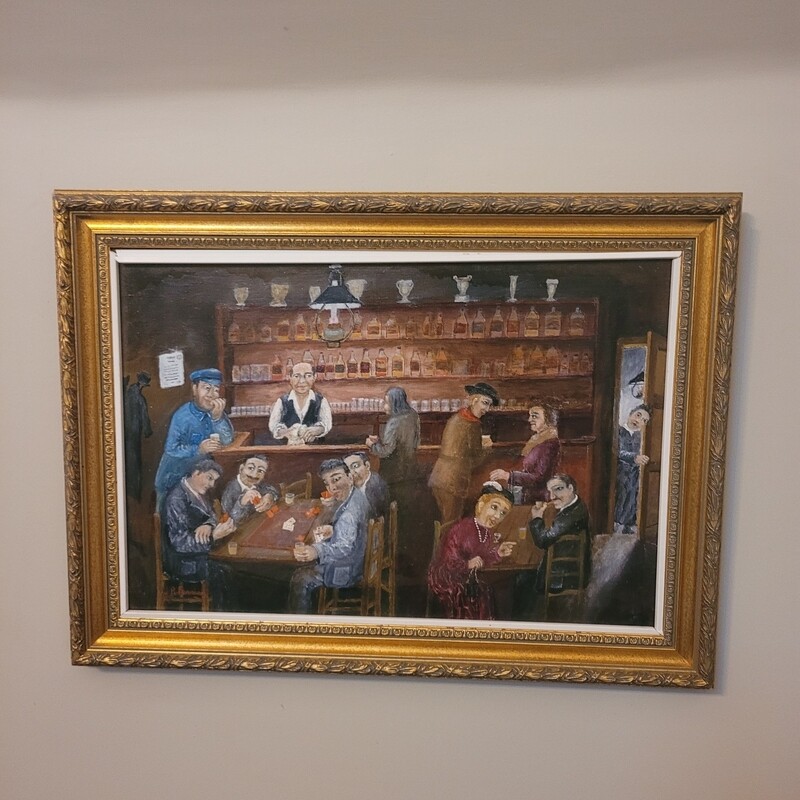 Huile encadrée  47 x 64
