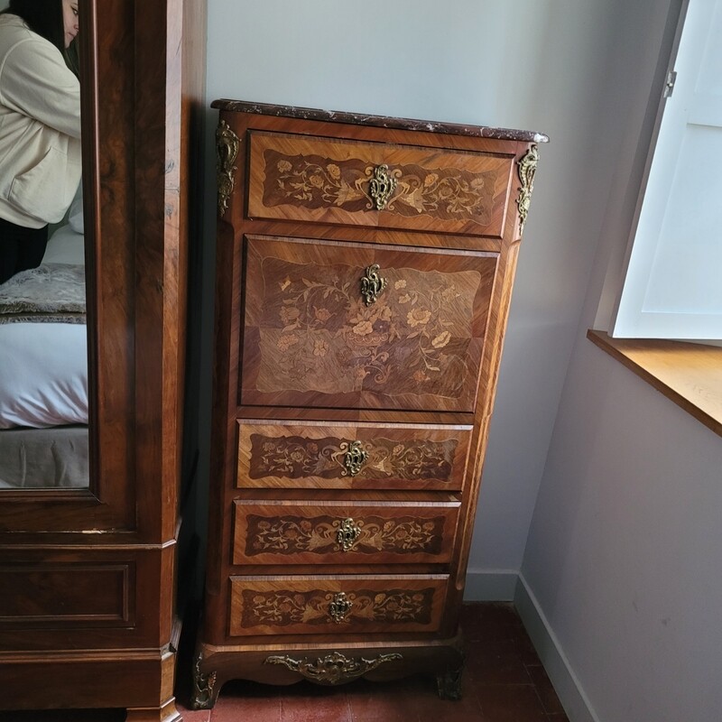 Magnifique secrétaire / commode 132 x 32 x 60cm