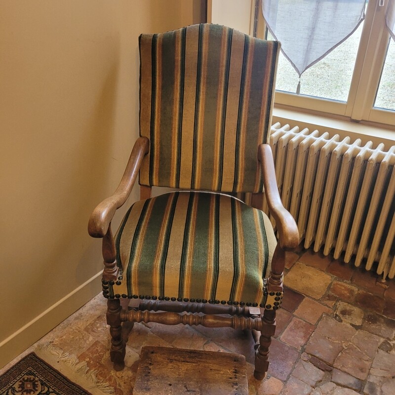 Magnifique fauteuil os de mouton 72 x 55 x 57cm