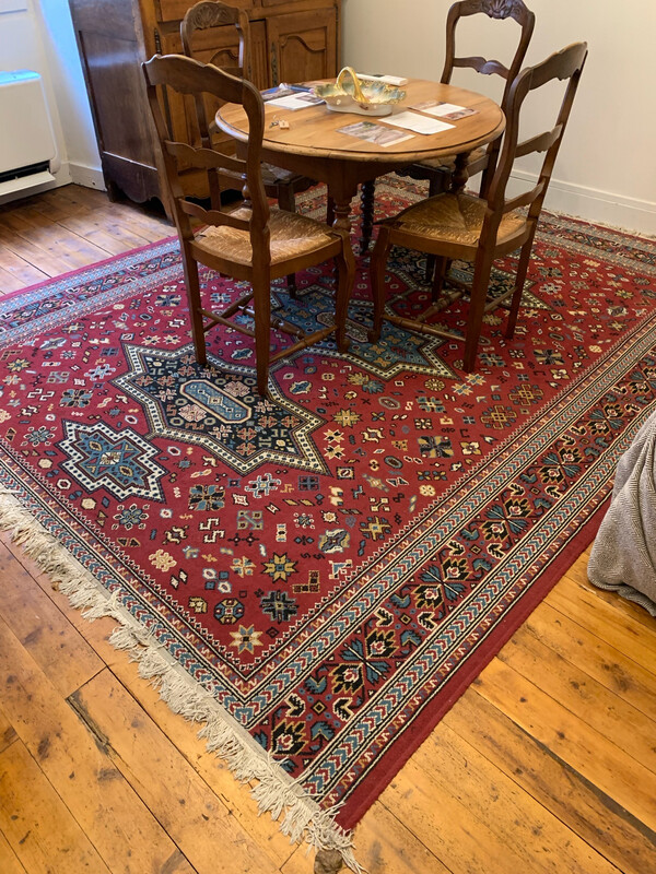 Tapis bordeaux 217 x 304cm