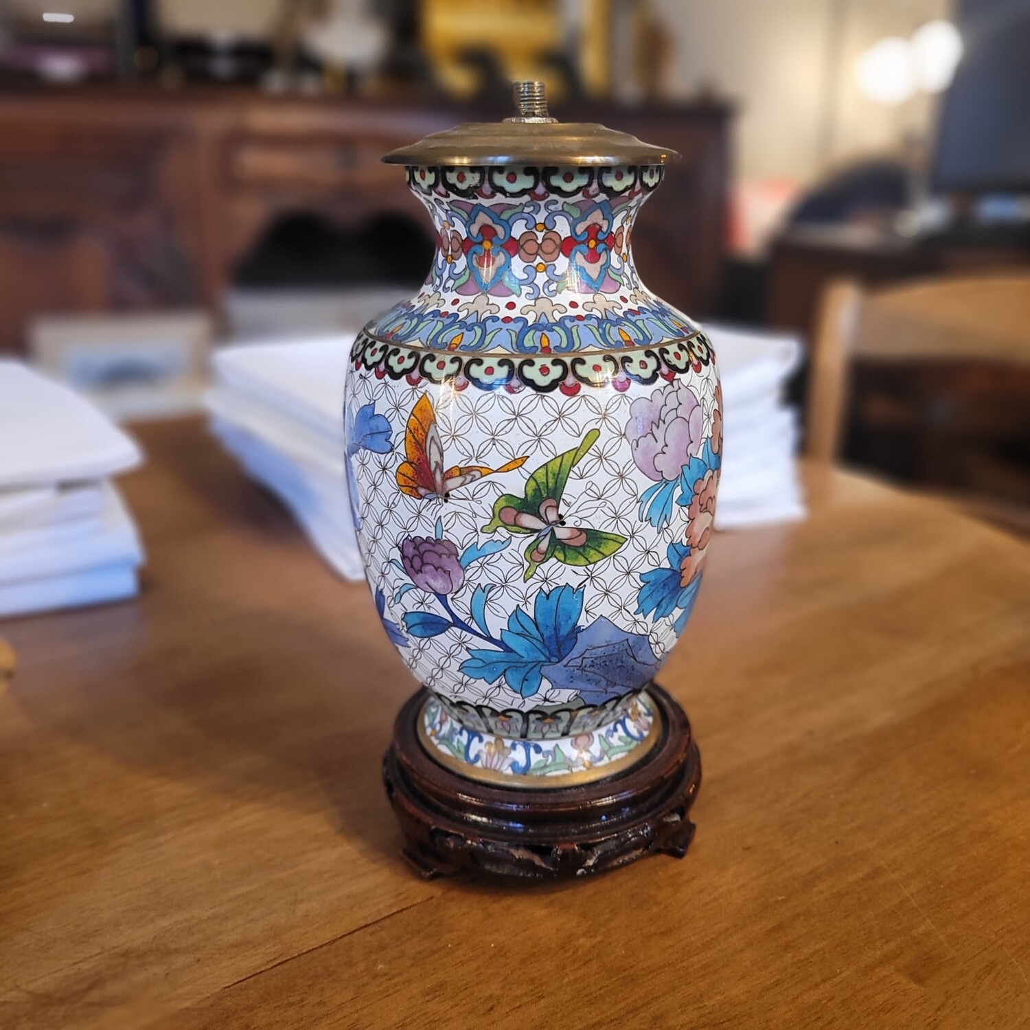 pied de lampe  23cm