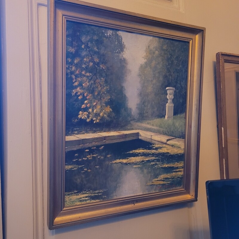 Huile le Parc  53x45cm