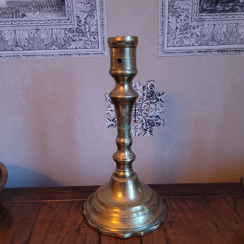 Bougeoir en bronze 21cm