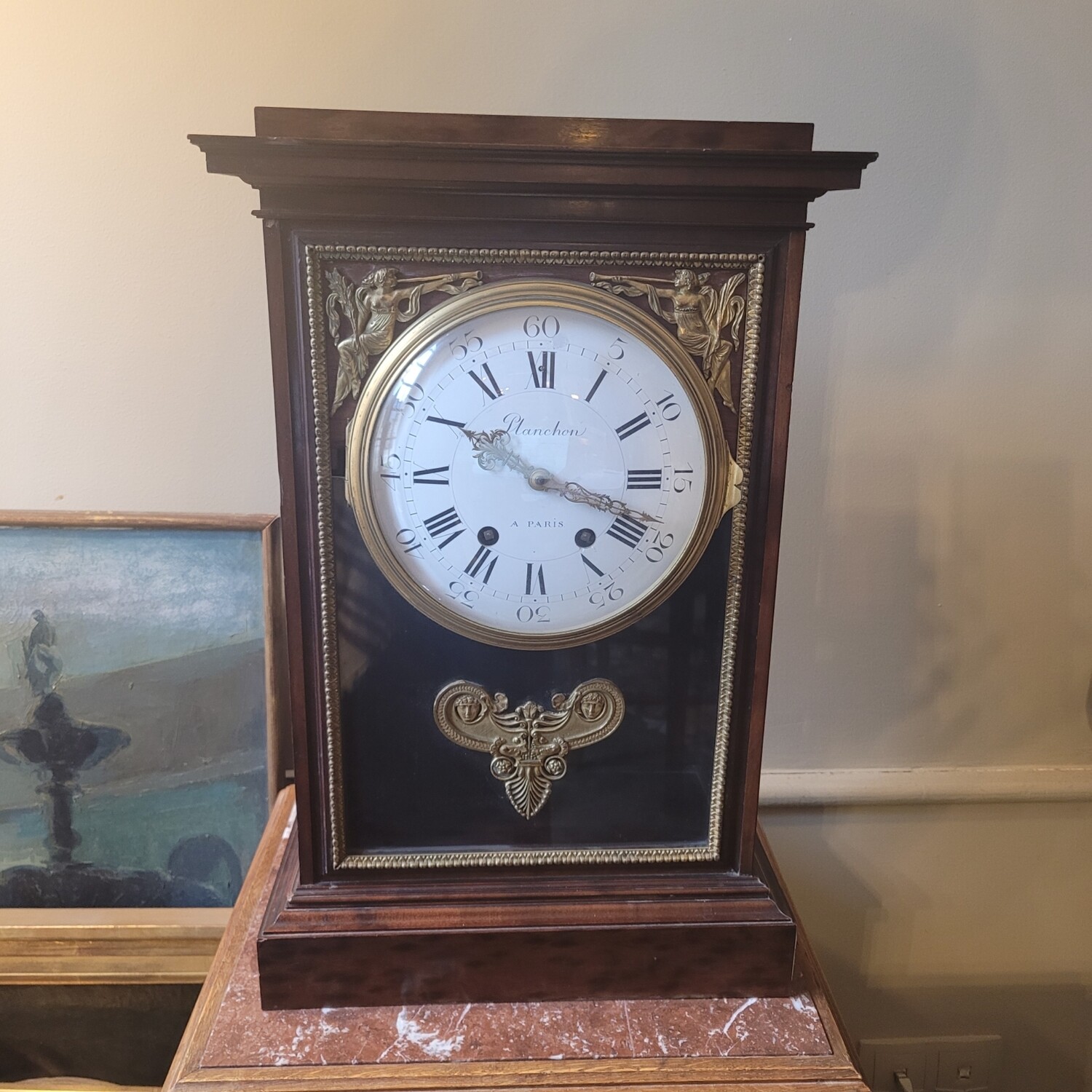 Horloge "Planchon à Paris" 35x55x19cm