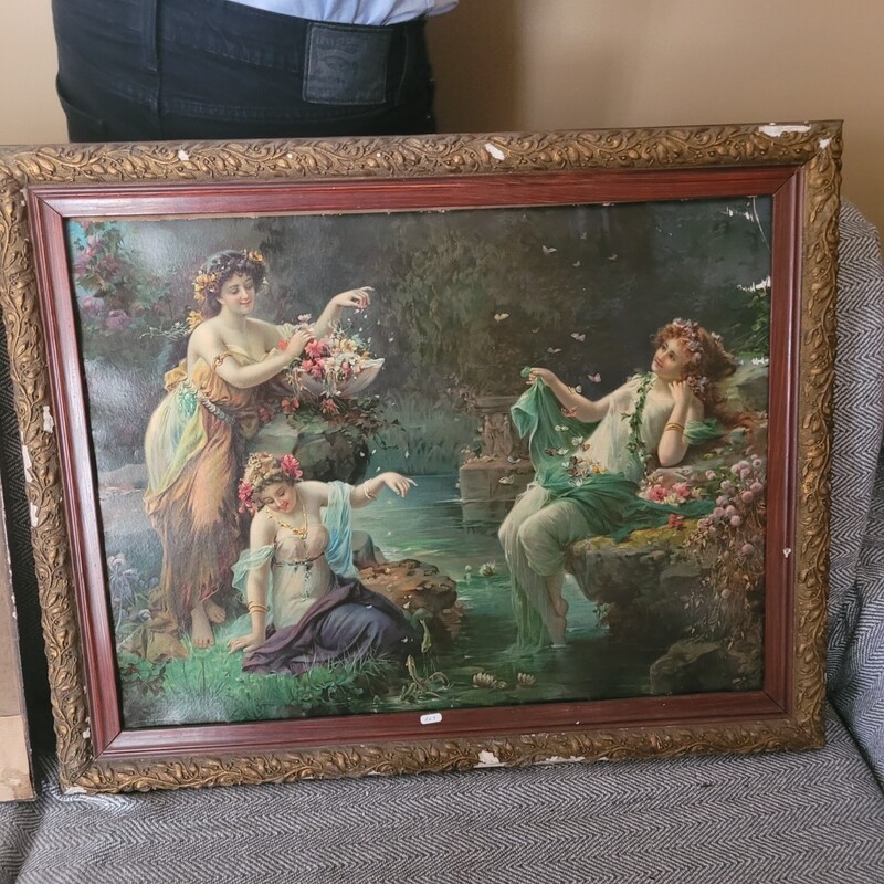 Paire de tableau huile sur toile