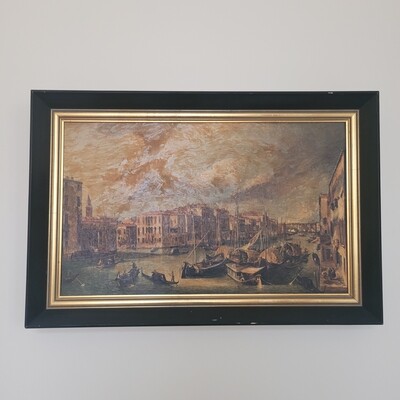 Huile sur toile Venise - 60 x 40 cm