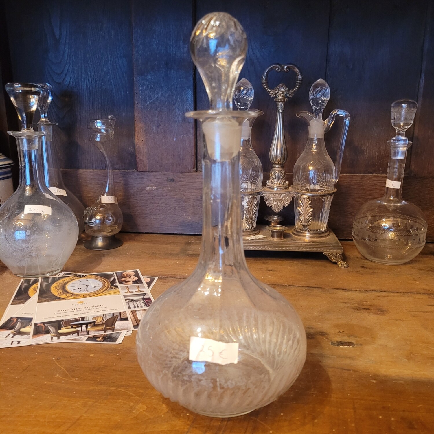 Carafe en verre
