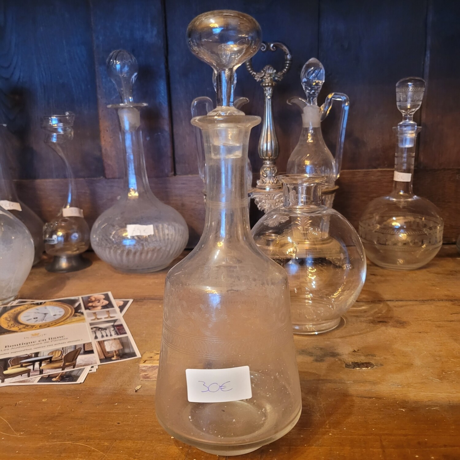 Carafe en verre