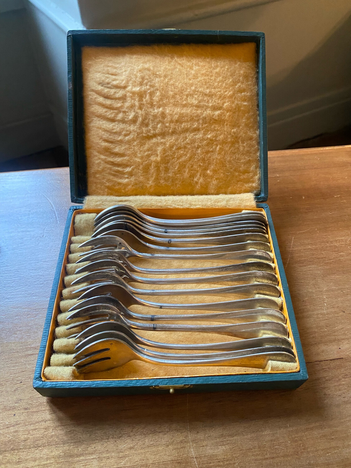 Coffret 12 cuillères à huîtres