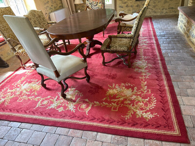 Énorme tapis rouge 503x290 cm