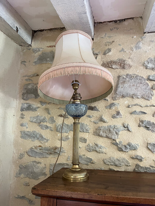 Grande lampe à pétrole - H 85 cm