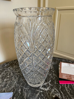 Vase en cristal - H 41 cm
