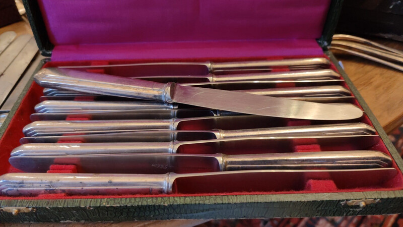 12 magnifiques couteaux dans leur coffret