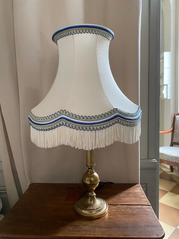 Lampe pied doré