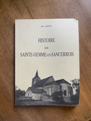 Livre « Histoire de Sainte-Gemme-en Sancerrois »