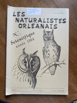 Ouvrage « Les naturalistes orléanais » - Joëlle LAURENT et Daniel MUSELET