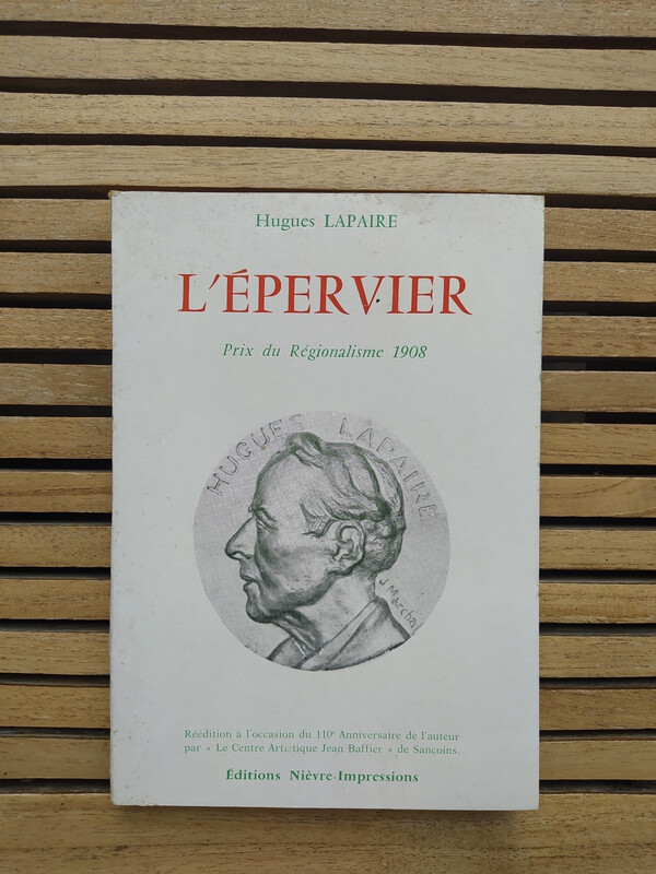 Livre « L’épervier »d'Hugues LA PAIRE