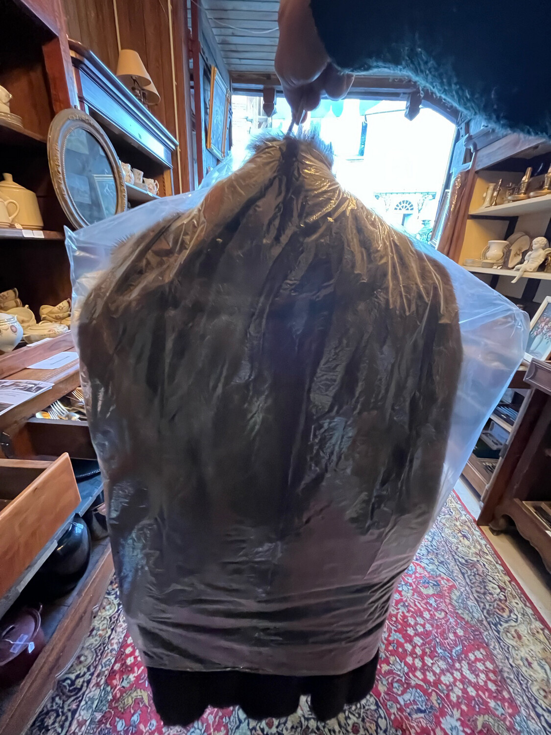 Manteau Fourrure vison avec écharpe