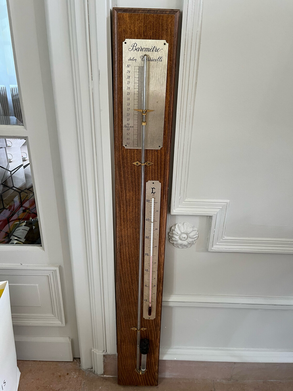 Baromètre 100 x 13 cm