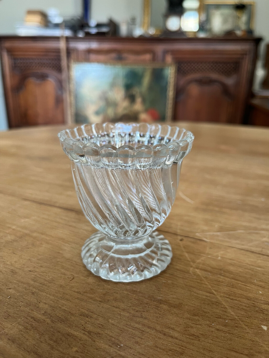 Coupe en verre - H 7,5 cm