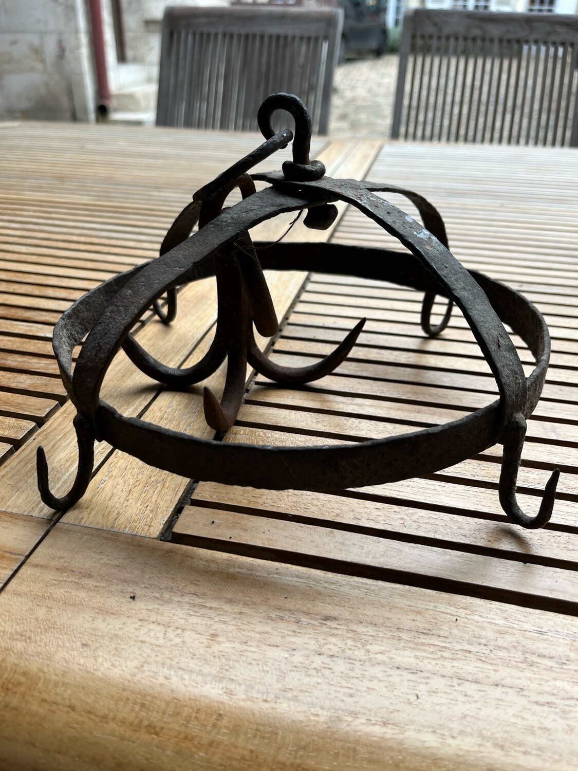 Couronne d’office en fer forgé - D 26 cm