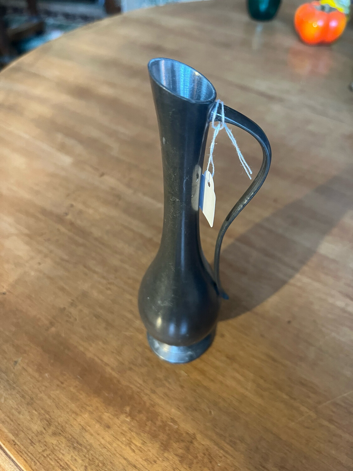 Vase soliflore en étain - H 18 cm