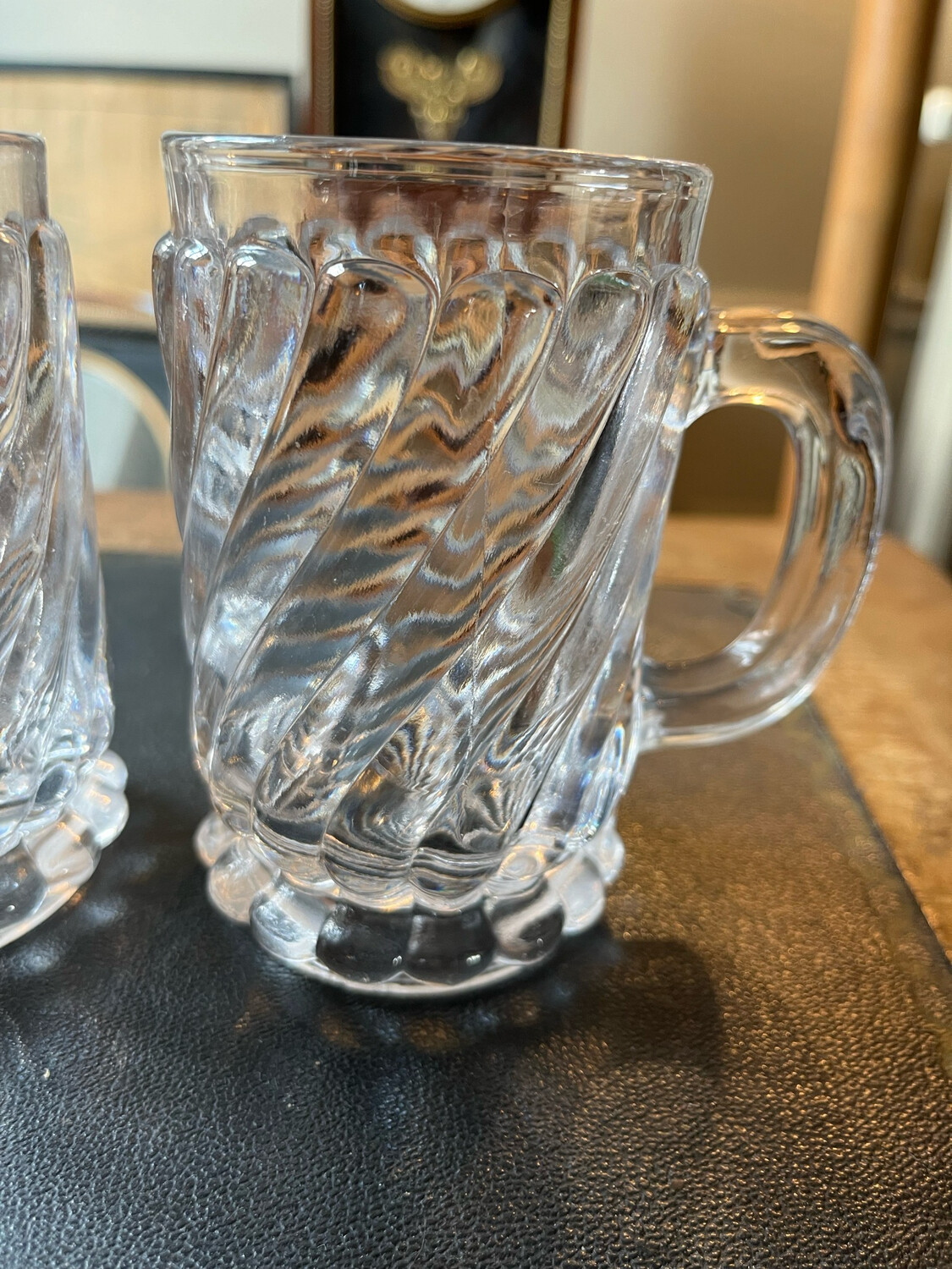 Deux verres à bière - 12 x 7 cm