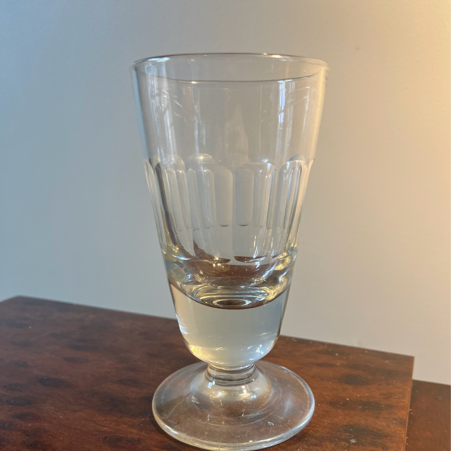 Verre 19 eme - H 14 cm