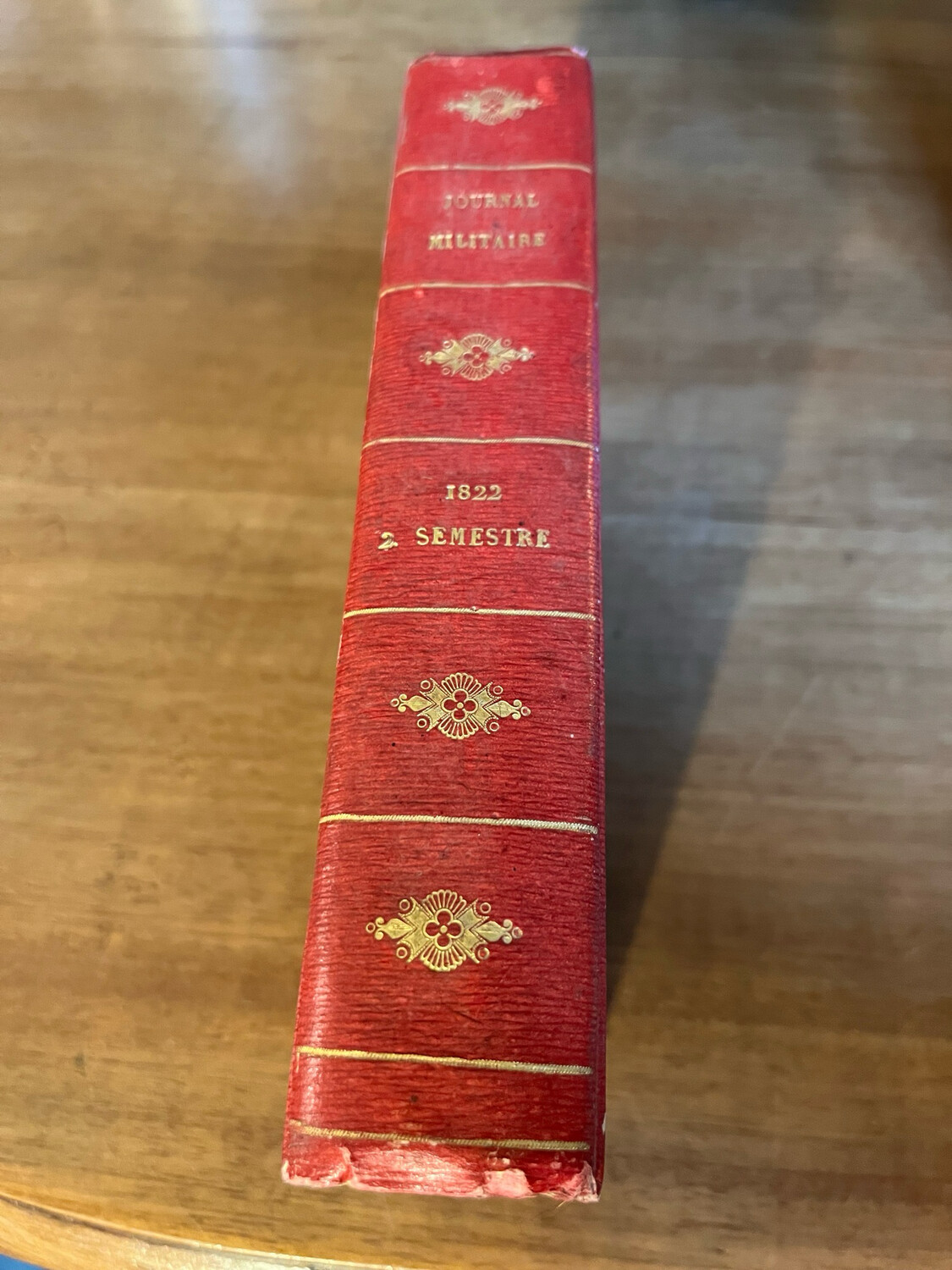 Livre « Journal militaire, 1822 , 2eme semestre »