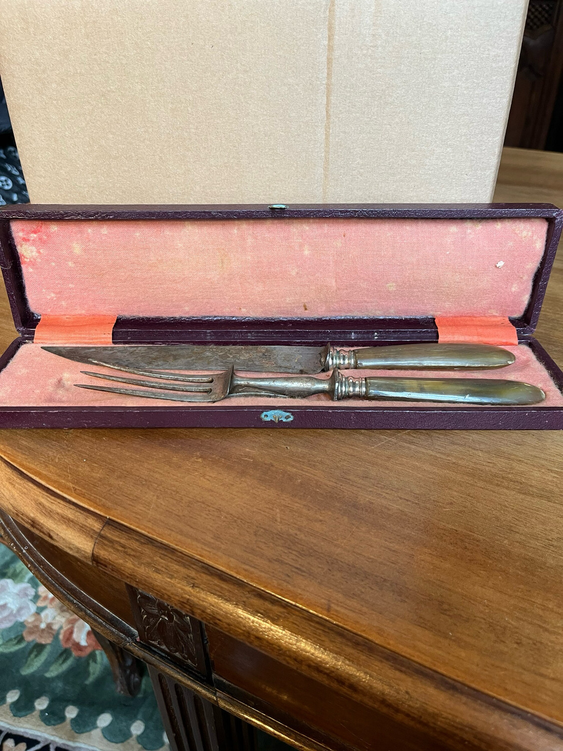 Coffret de service à couper - 35 x 9 cm