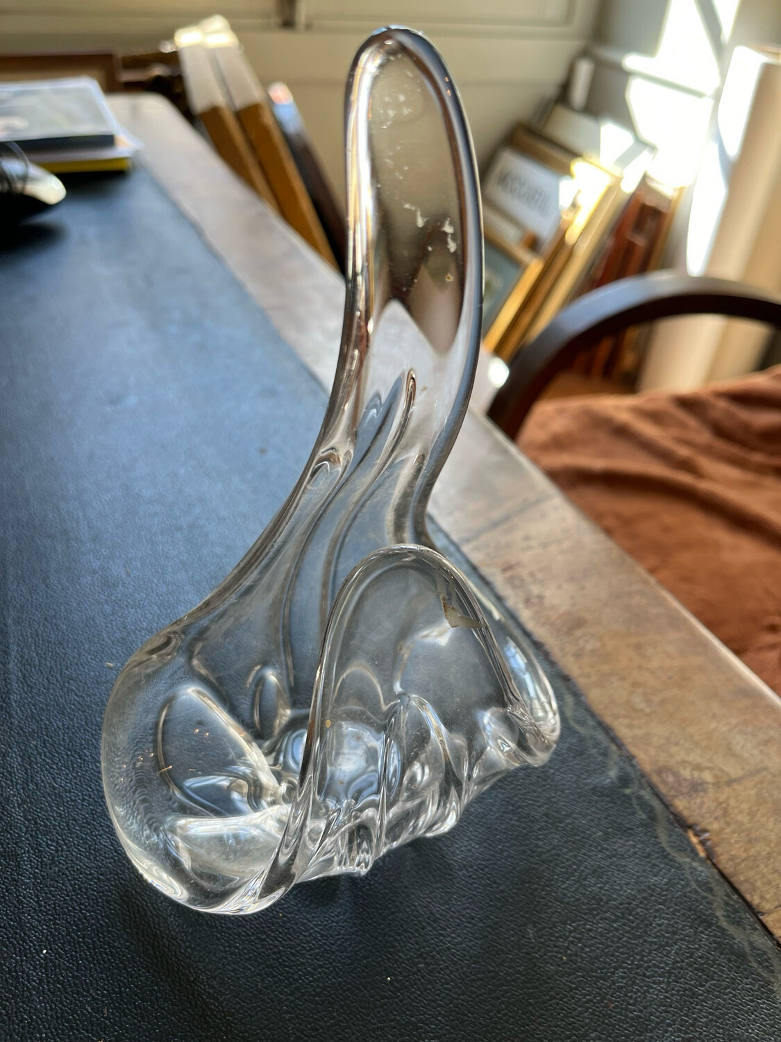 Vase en verre - H 21 cm