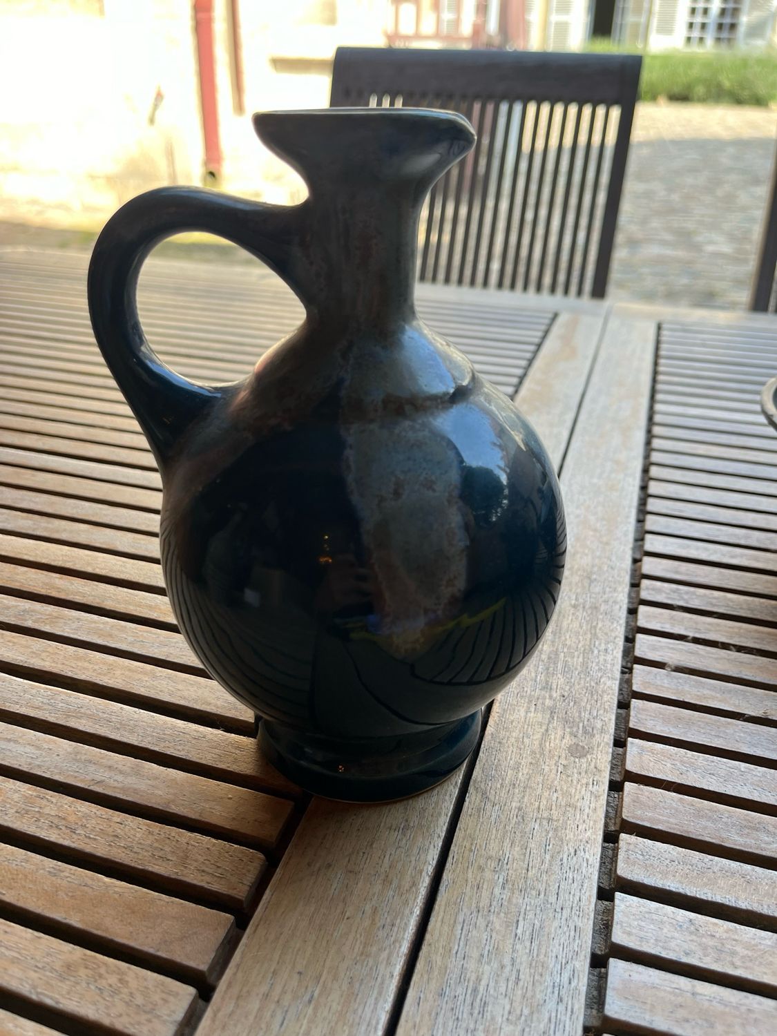 Cruchon en grès émaillé - H 21 cm