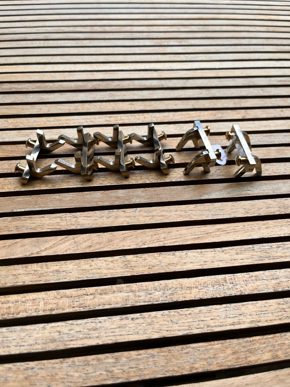 Lot de six porte couteaux vintage