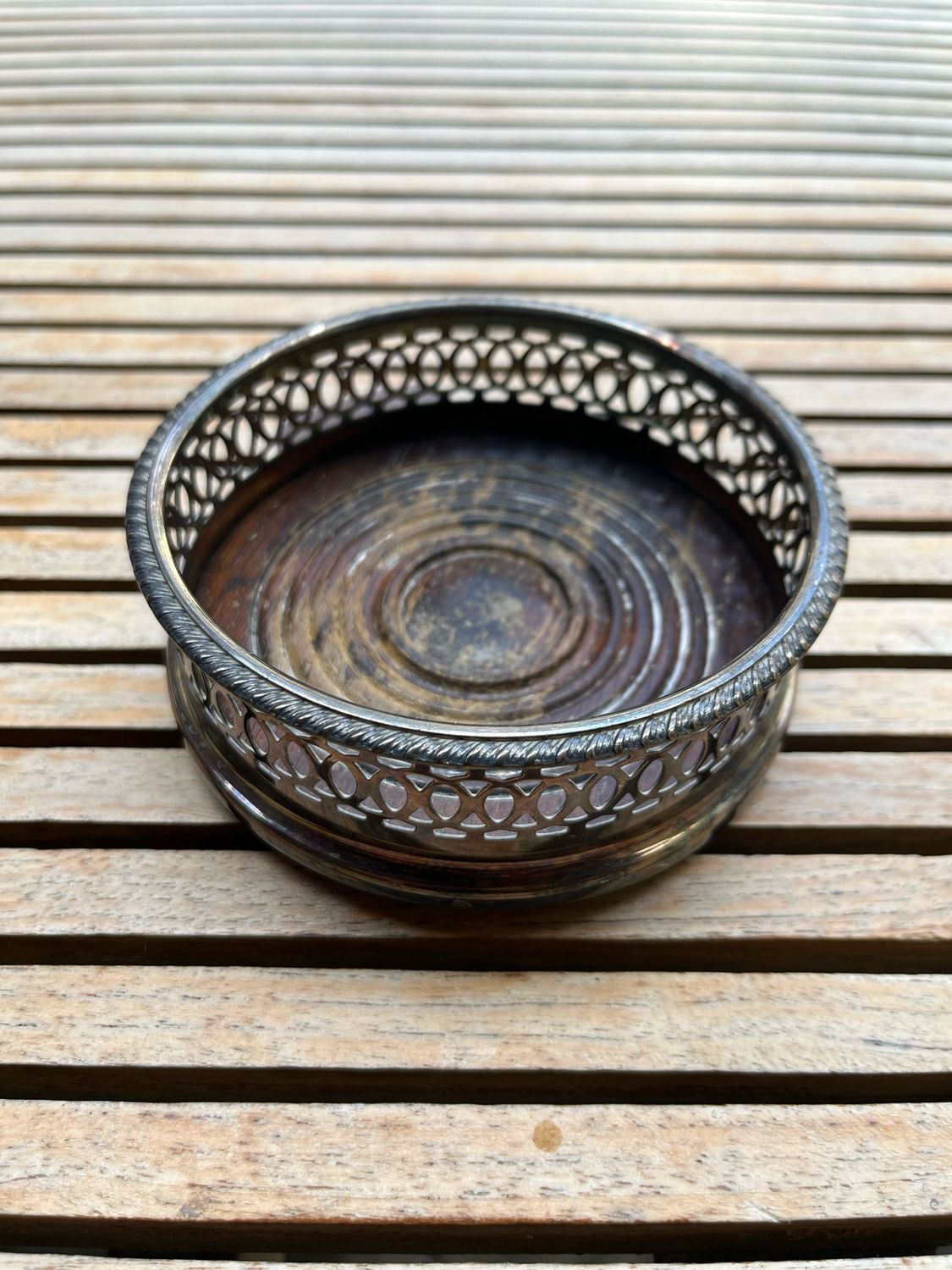 Ancien porte bouteille - D 11,5 cm