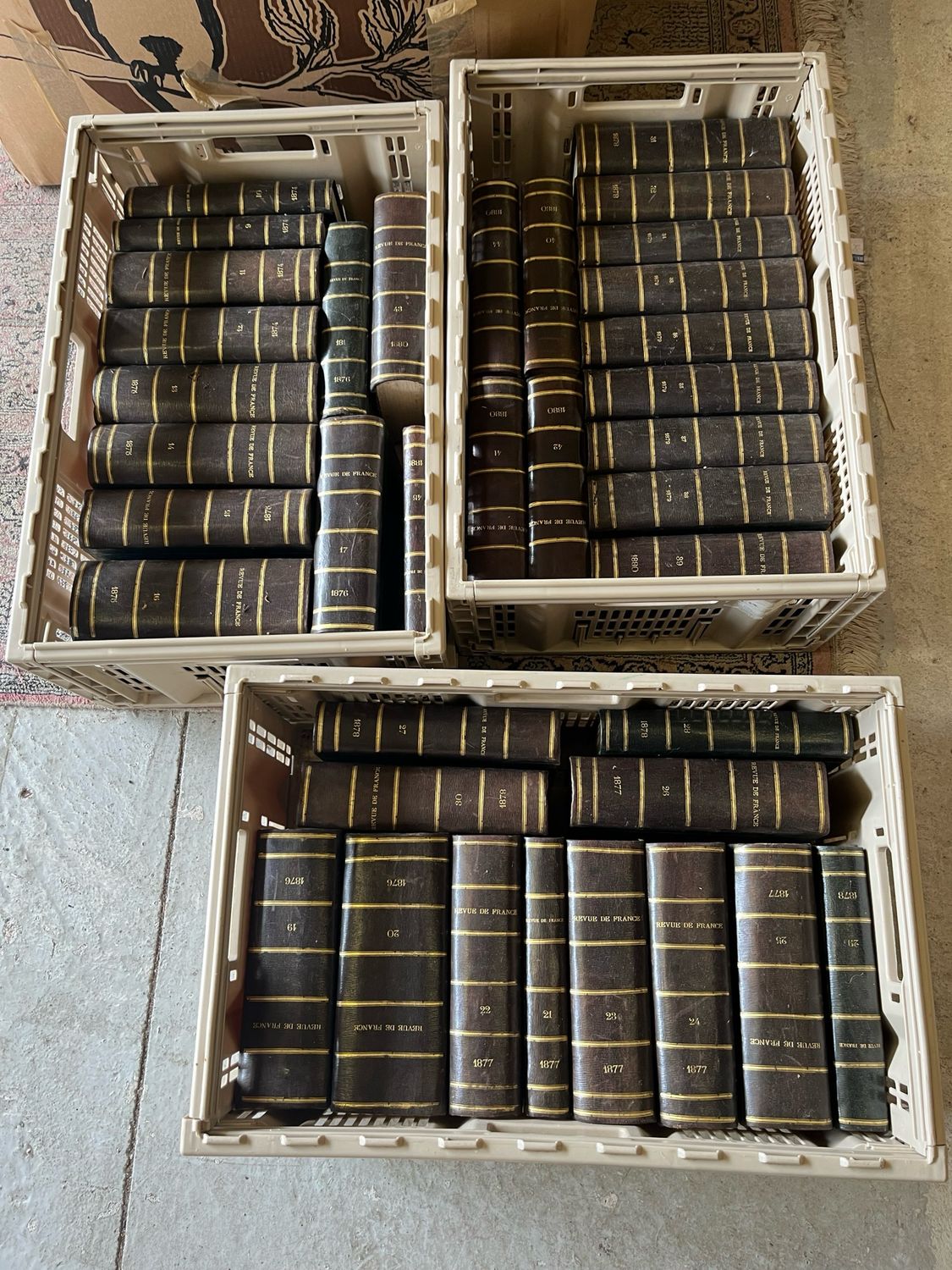 « Revue de France » 37 volumes de 1874 à 1880, Série incomplète - 10 € le volume