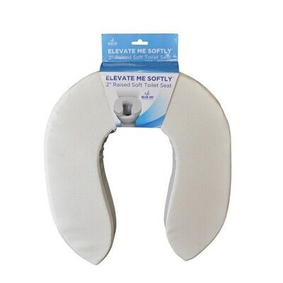 Elevate Me Softly - Raised Soft Toilet Seat - 2 inches