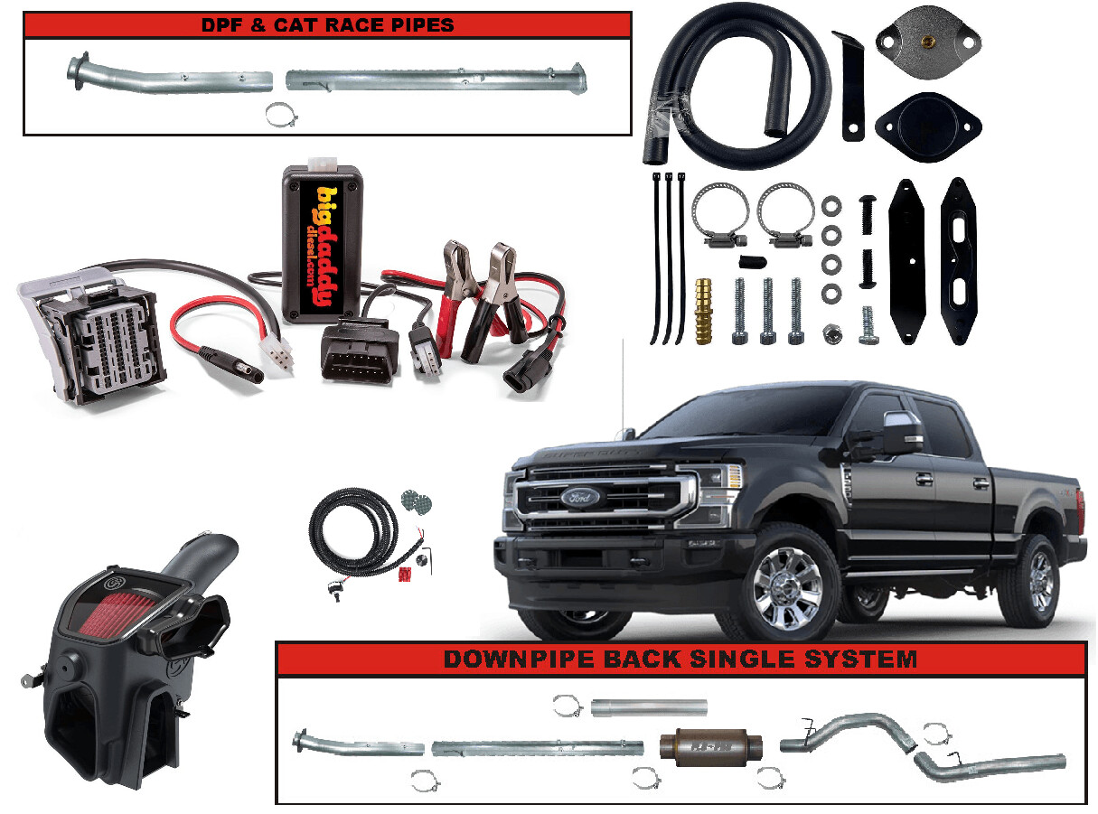 20202022 FORD POWERSTROKE 6.7 COMPLETE EGR DPF DEF DELETE