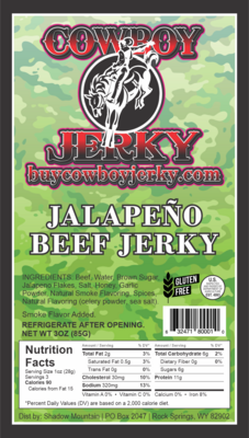 Jalepeño Beef Jerky