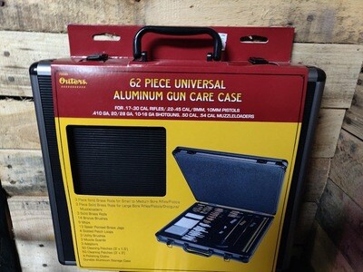 Outers 62 Piece Universal Aluminum Gun Care Case