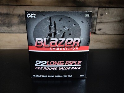 Blazer 22 Long Rifle , 38 GR Lead Round Nose