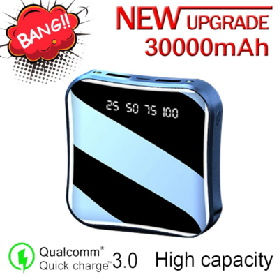 30000mAh Mini Power Bank 2USB LED Display Portable External Battery Charger Power Bank High-capacity Power Banks
                             FREE SHIPPING!