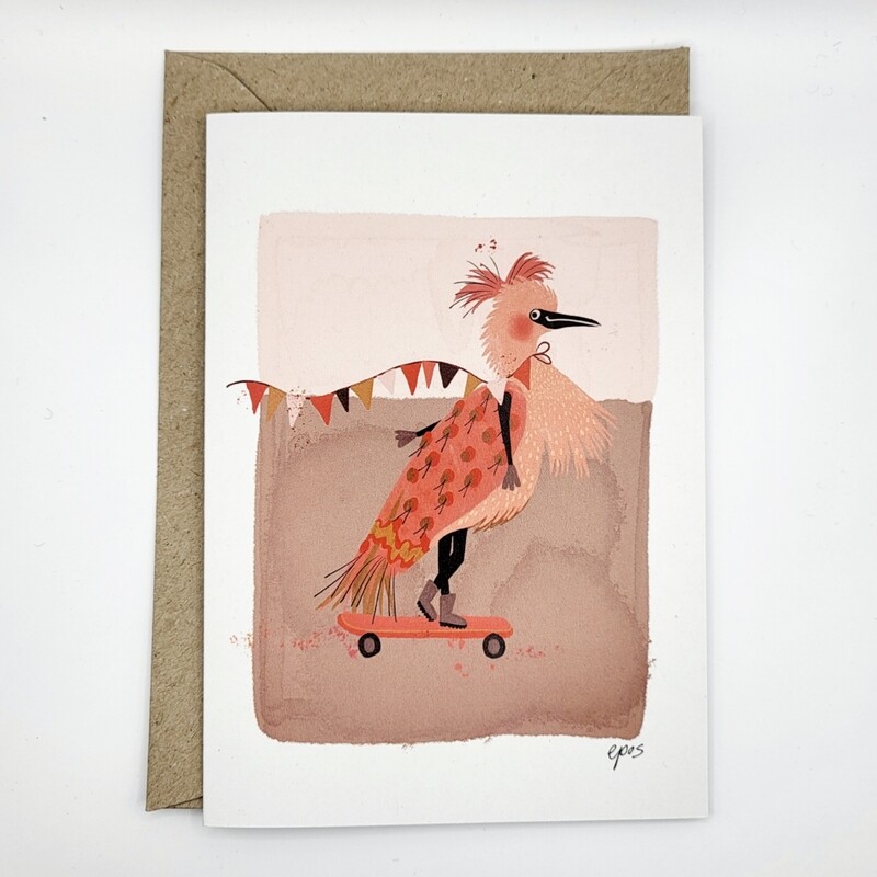 Wenskaart | Vreemde Vogel